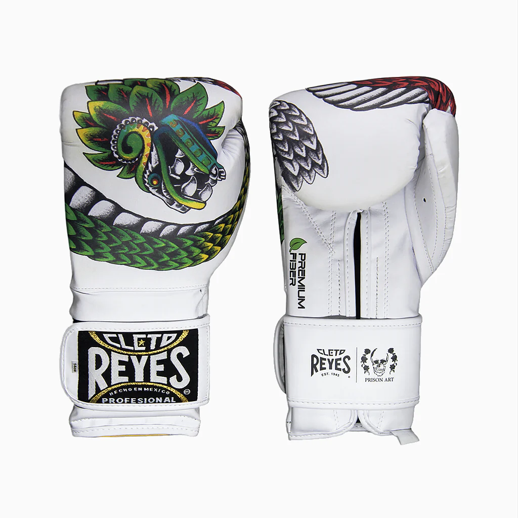 Guantes de boxeo Cleto Reyes Fiber Quetzalcoatl Prison Art