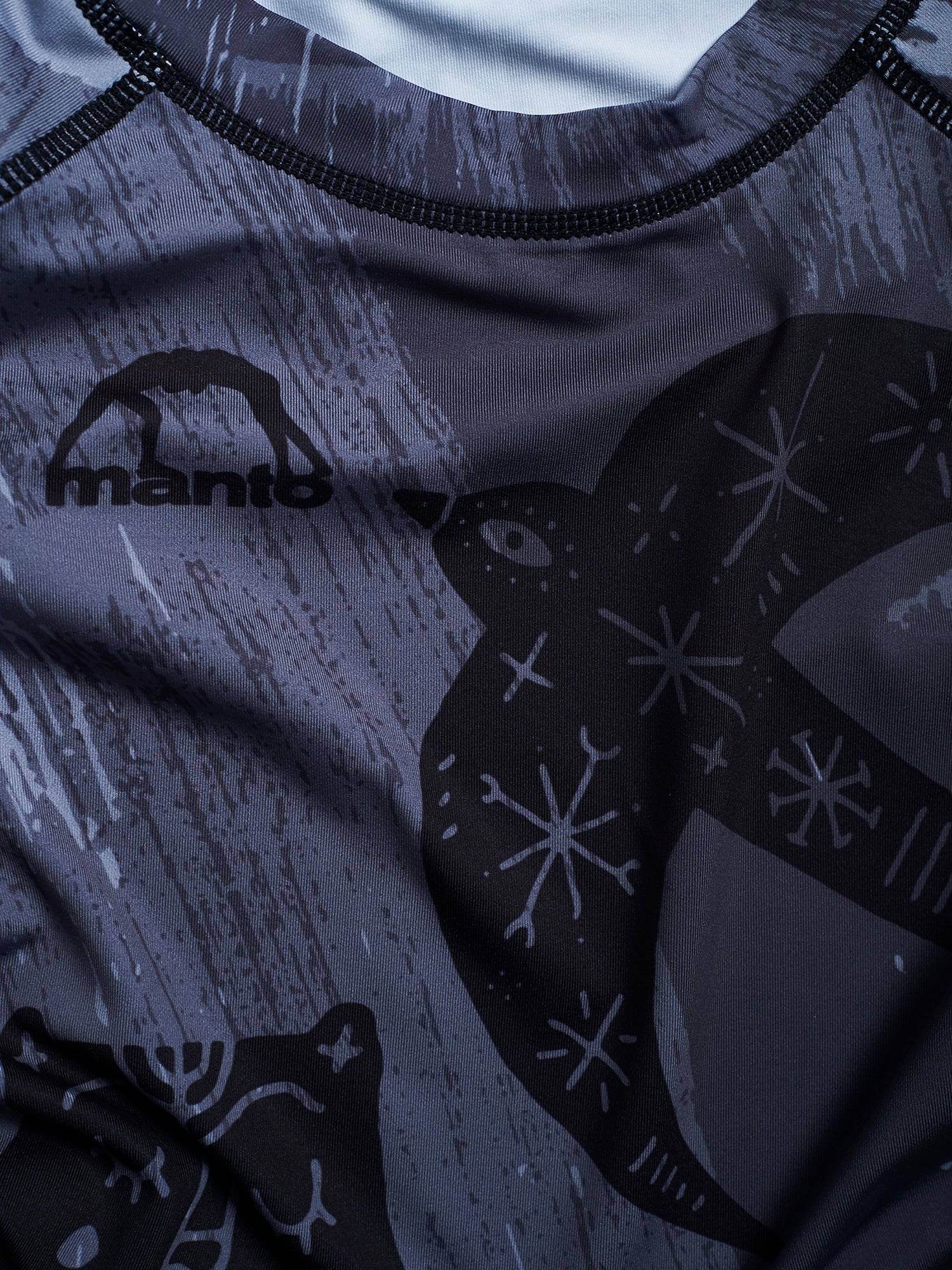 Rashguard Manto Livings manga corta Gris - Imagen 7