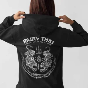 Sudadera para mujer Combat Arena Muay Thai-gers con capucha