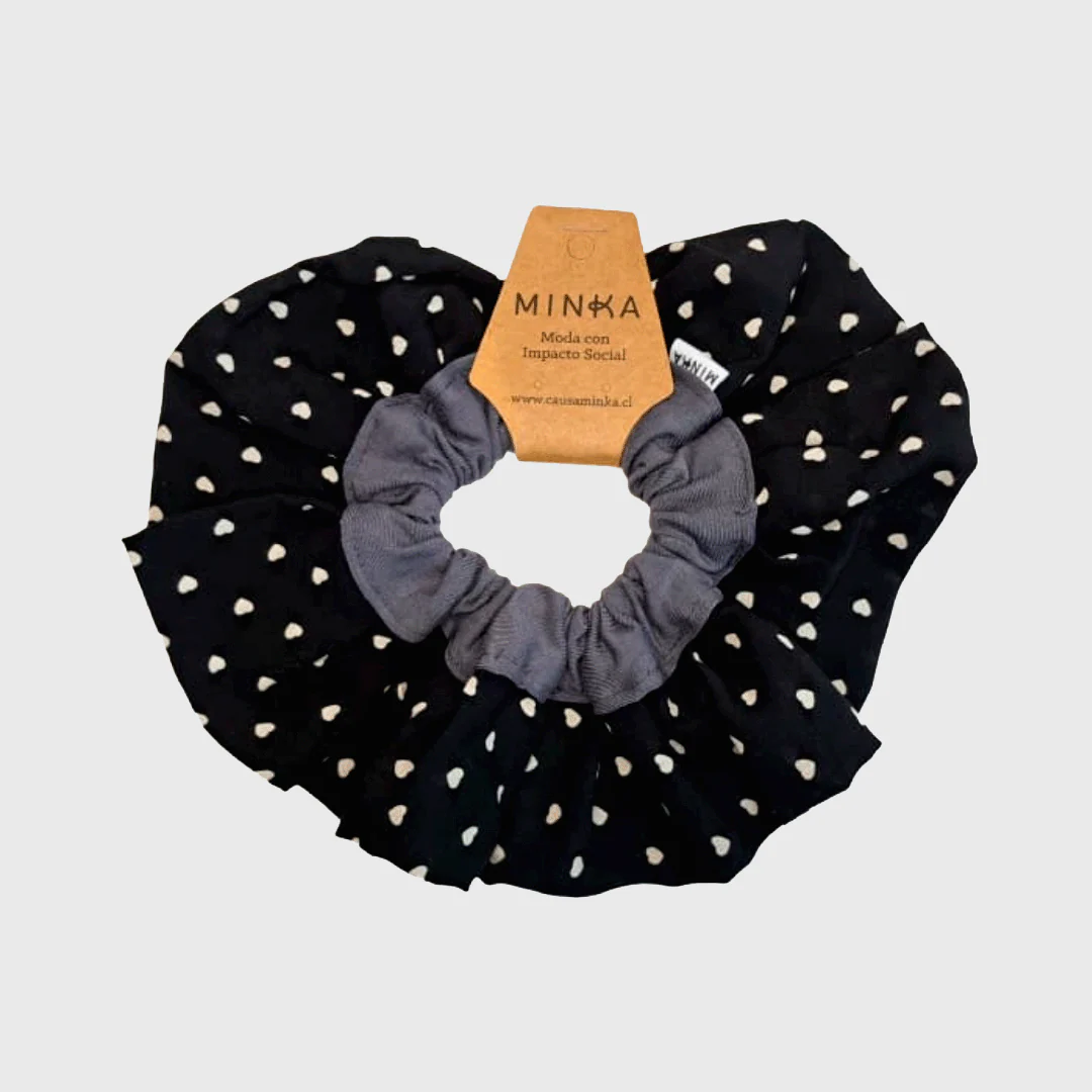 Maxi Coleta Lunares Corazón