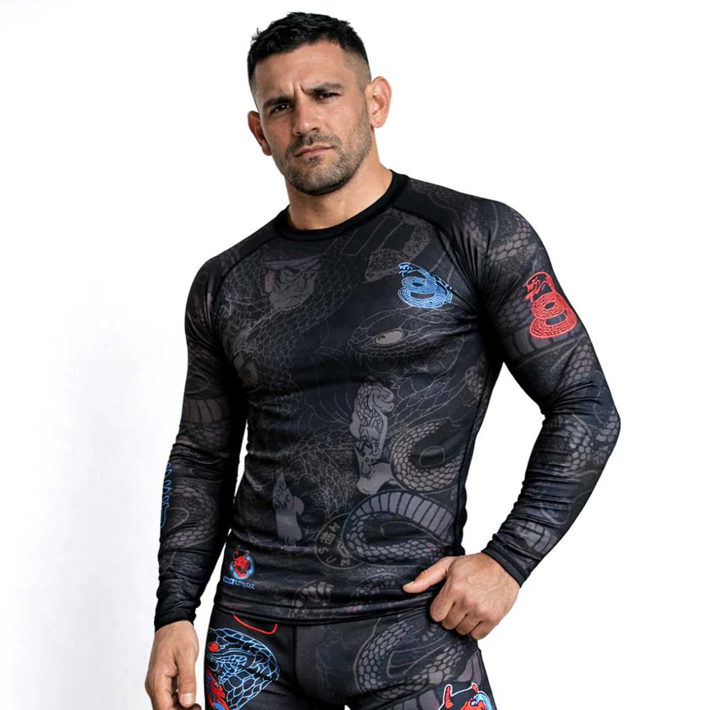 Rashguard Half Sumo Black Mamba Neon mangas largas