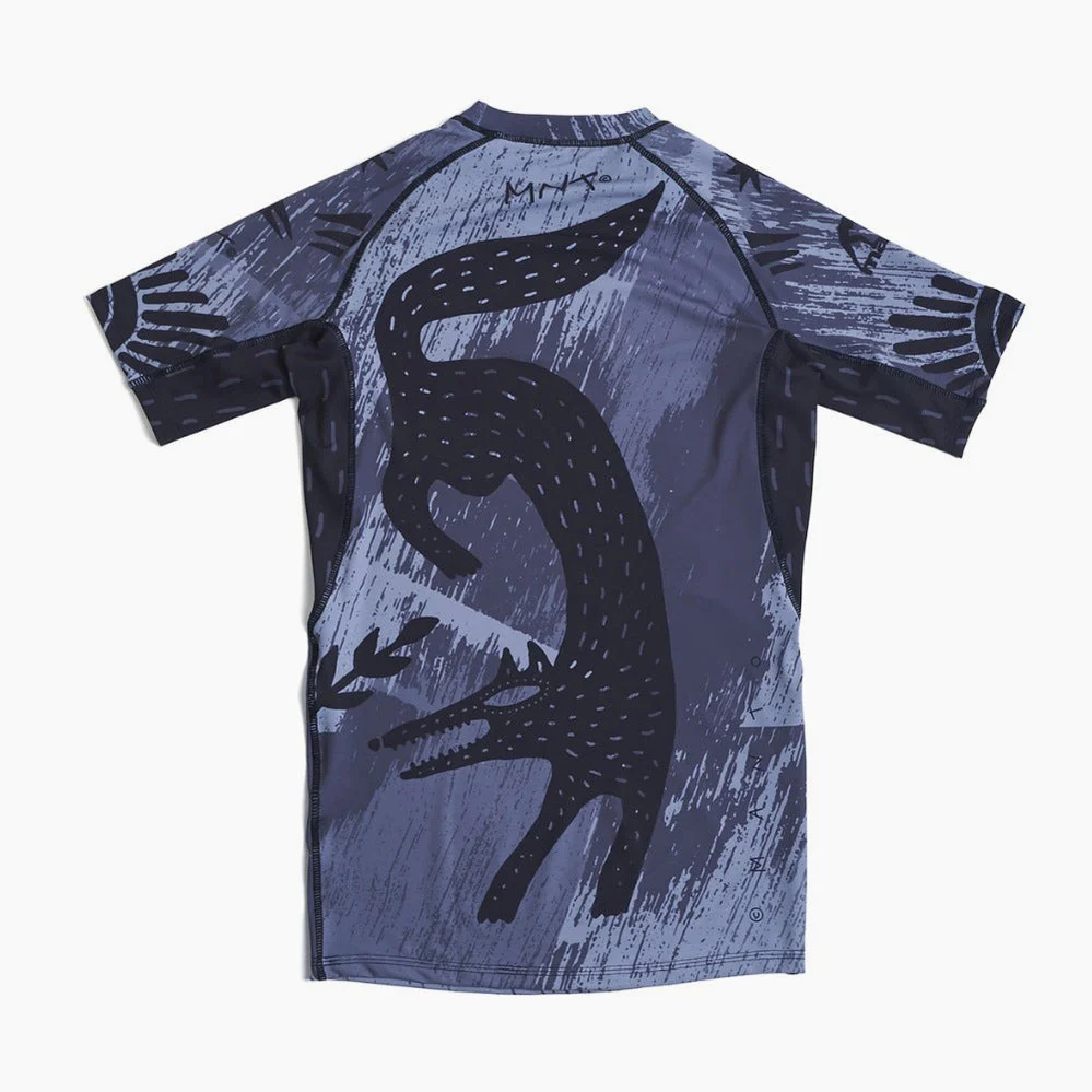 Rashguard Manto Livings manga corta Gris - Imagen 6