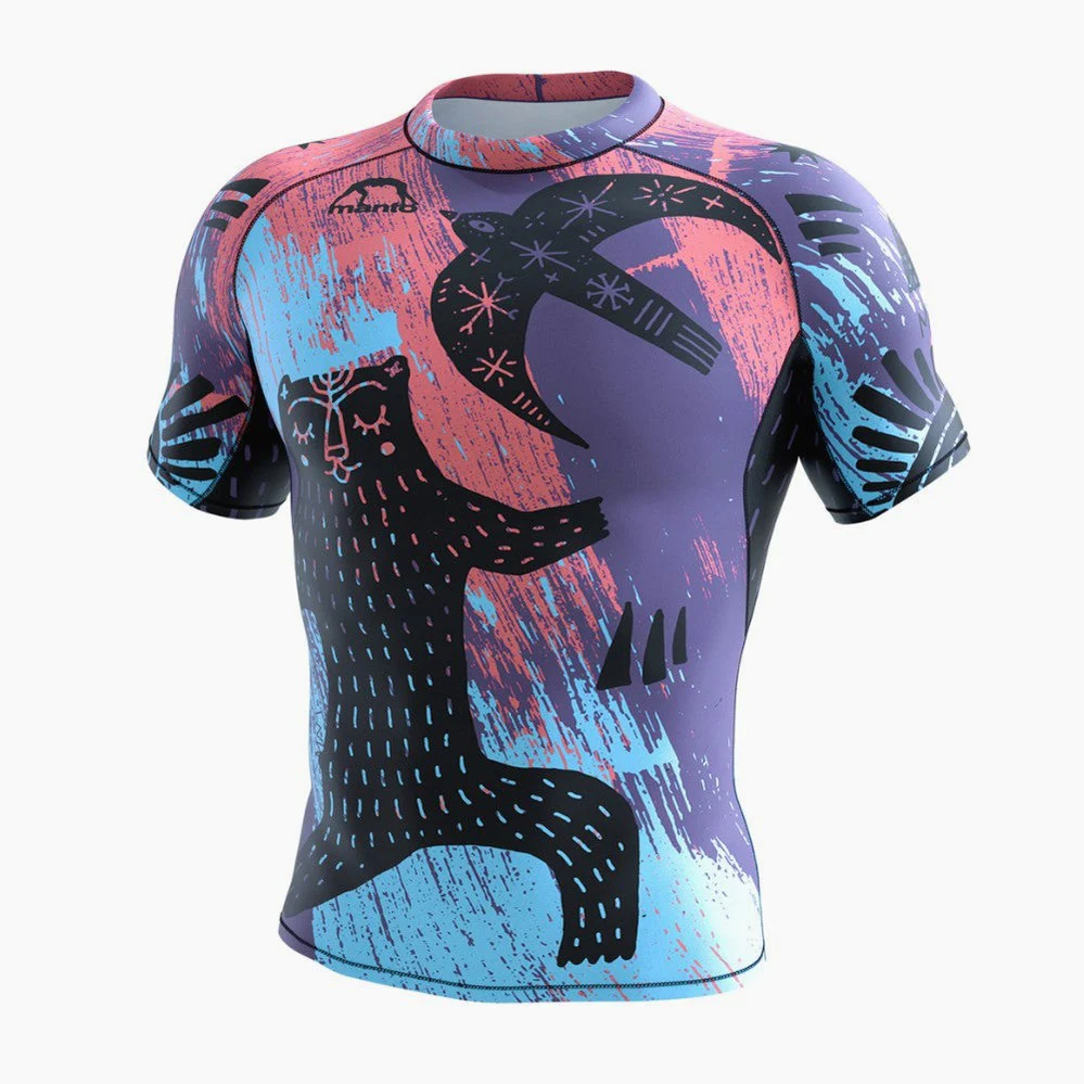 Rashguard Manto Livings mangas cortas Multicolor